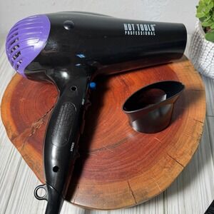 Hot Tools 1035 Black Professional Anti-Static Ionic Lightweight Hair Dryer 1875W